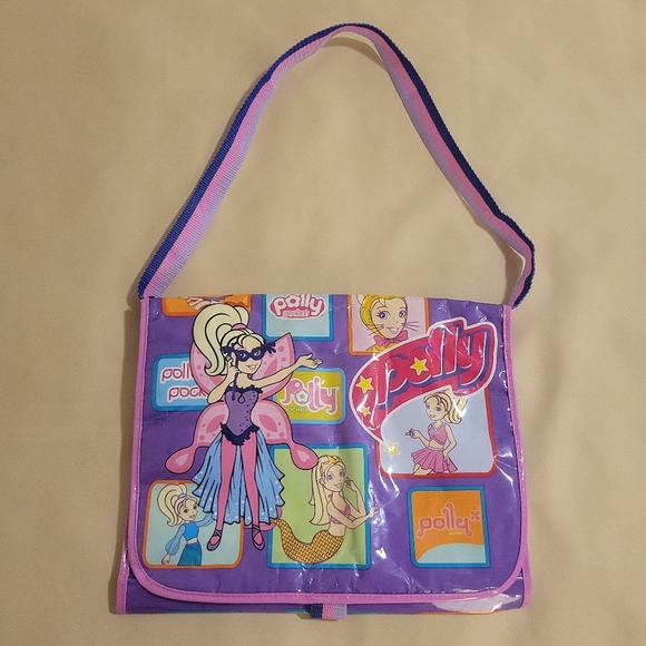 Vintage Polly Pocket Messenger Bag - Doll and Clothes/Accessory Carrier - GC! - Picture 2 of 6